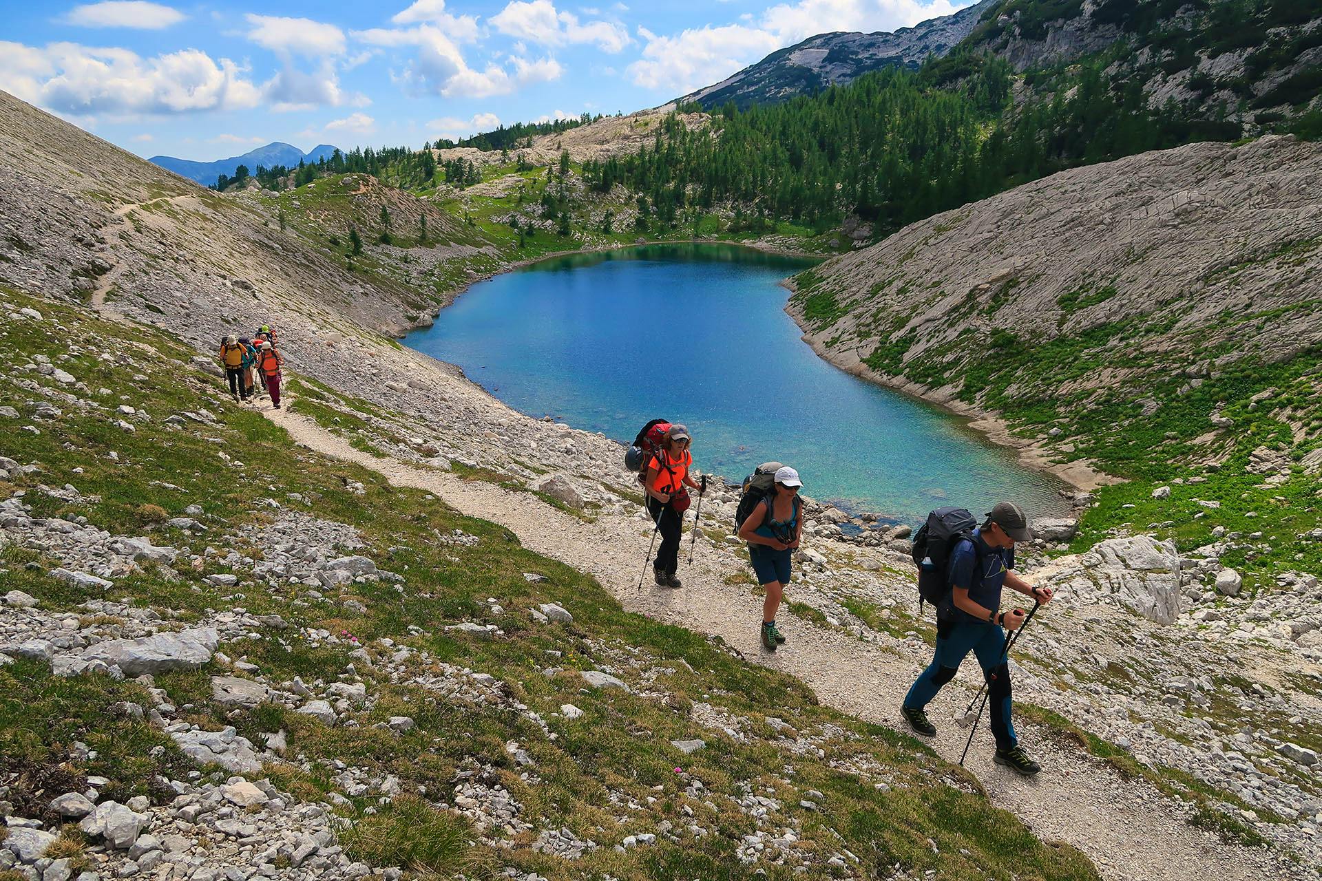 The beautiful Valley of the Seven lakes