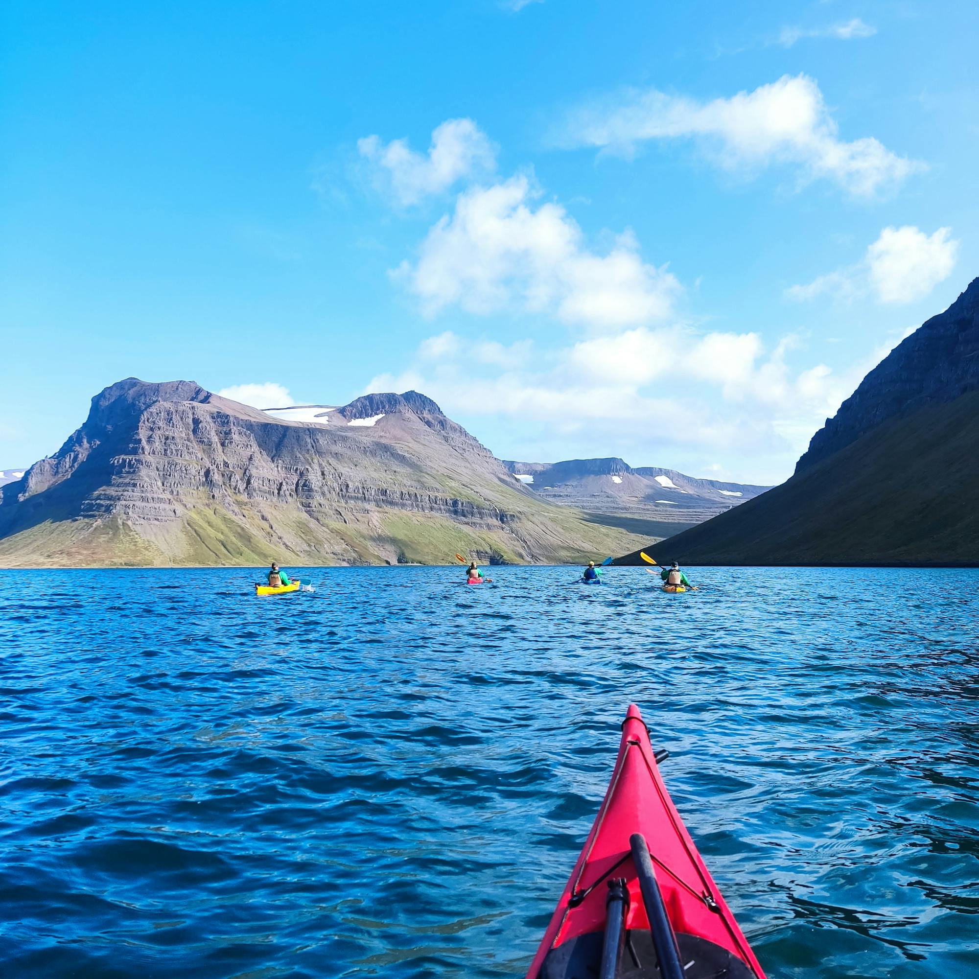 Kayak the Glacial Fjords of Iceland
