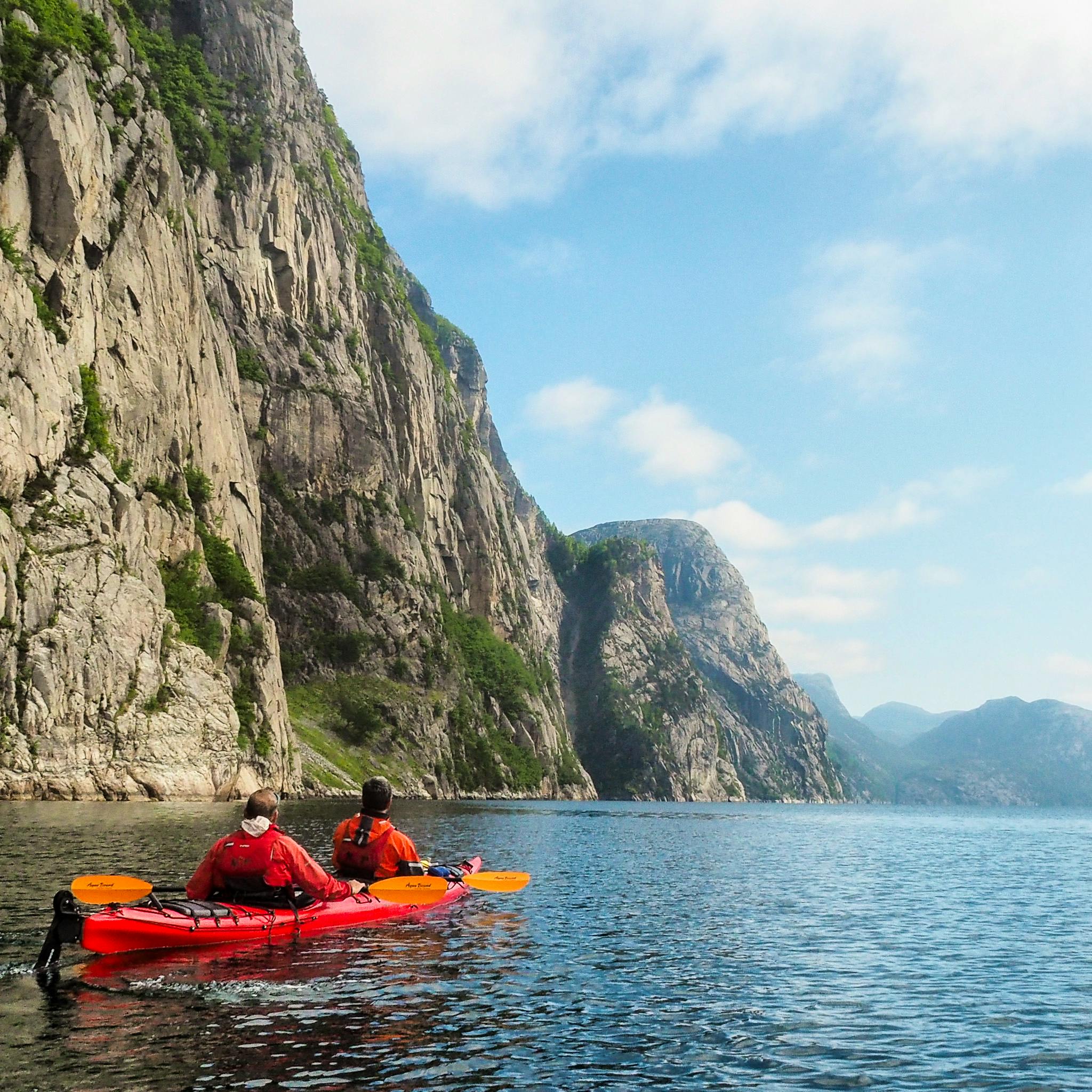 Norway Kayak Expedition - Kayak, hike and wild camp your way through Lysefjord