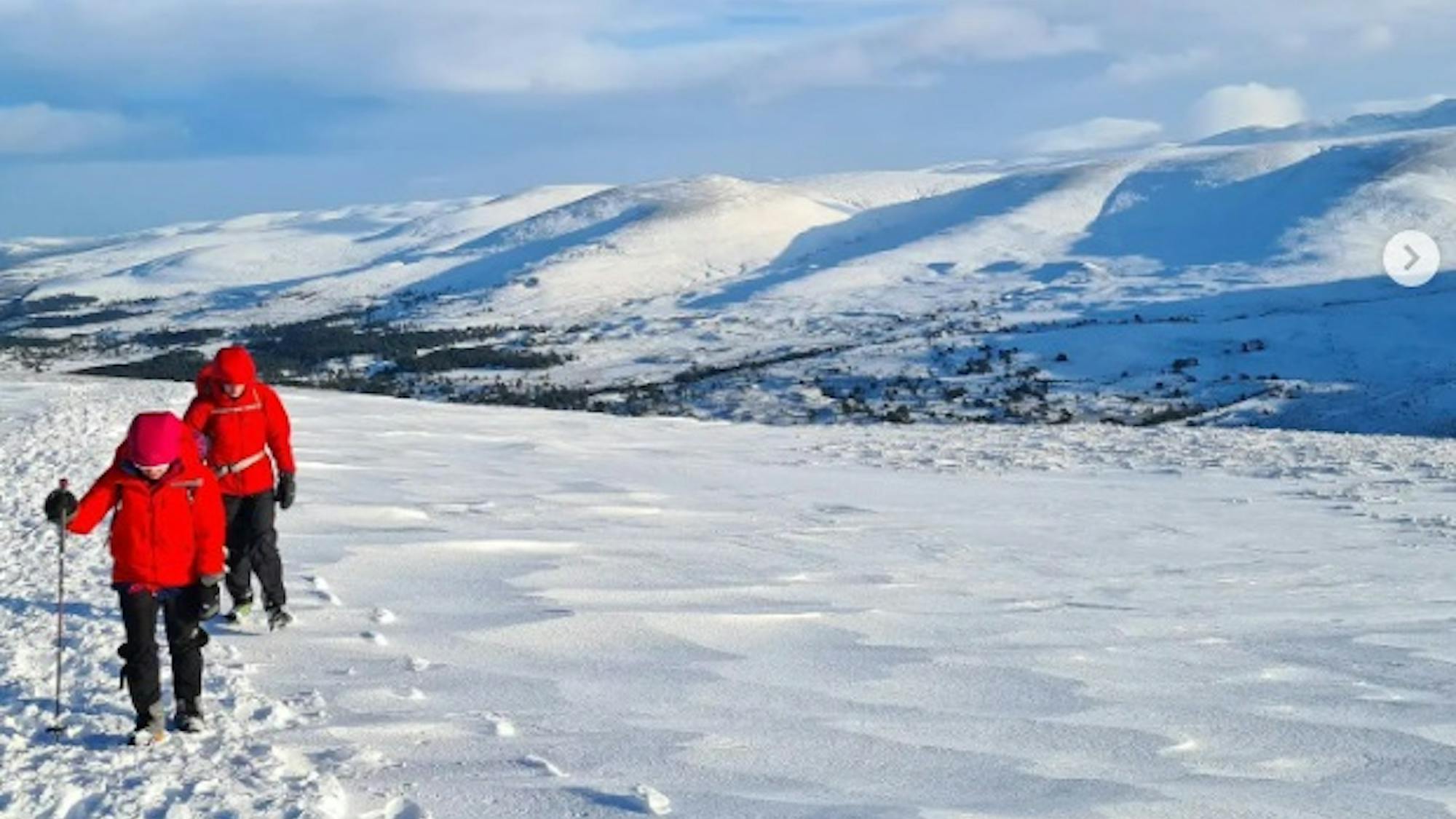 Winter Hiking Across the Cairngorms