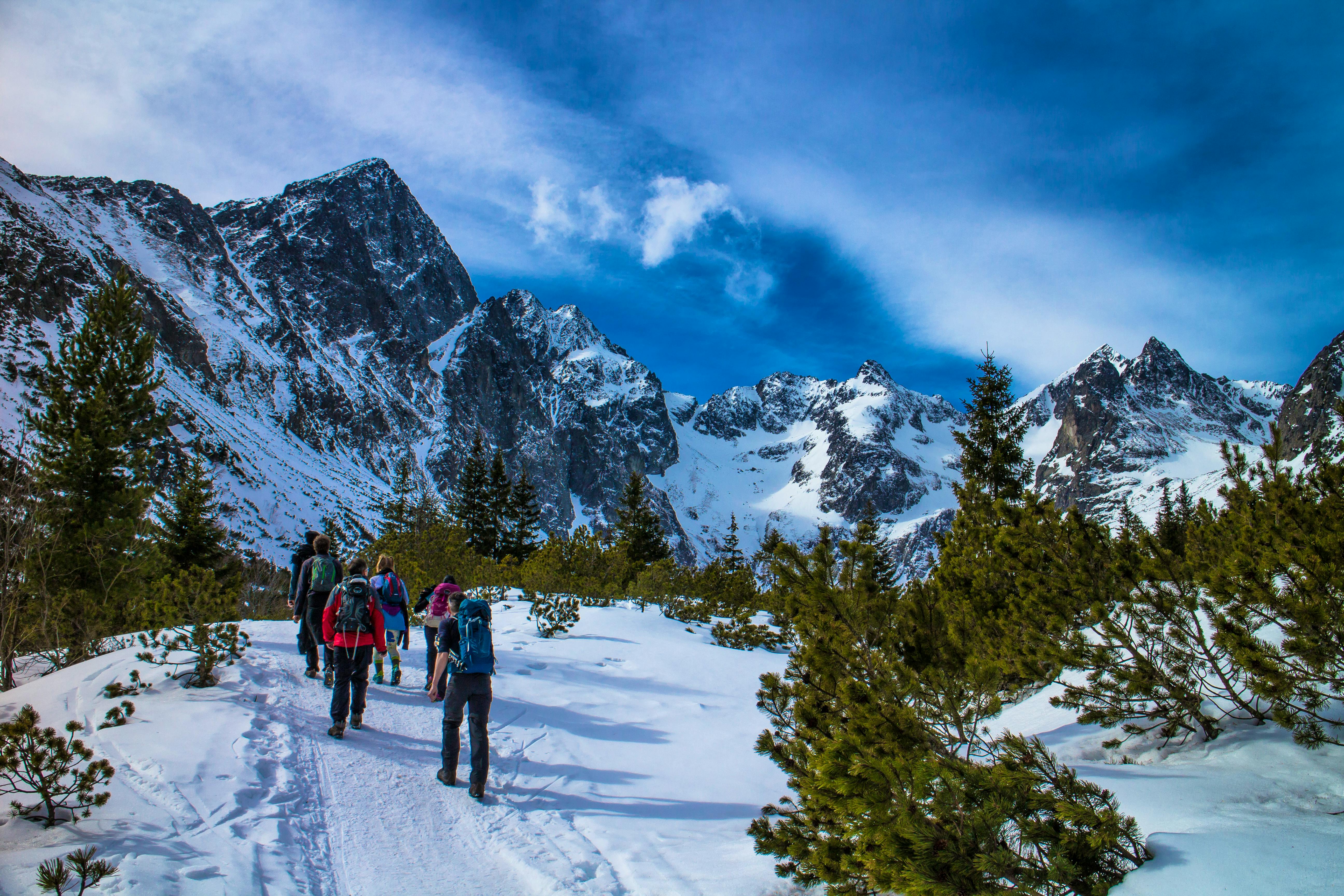 Winter Hiking in the High Tatras Mountains