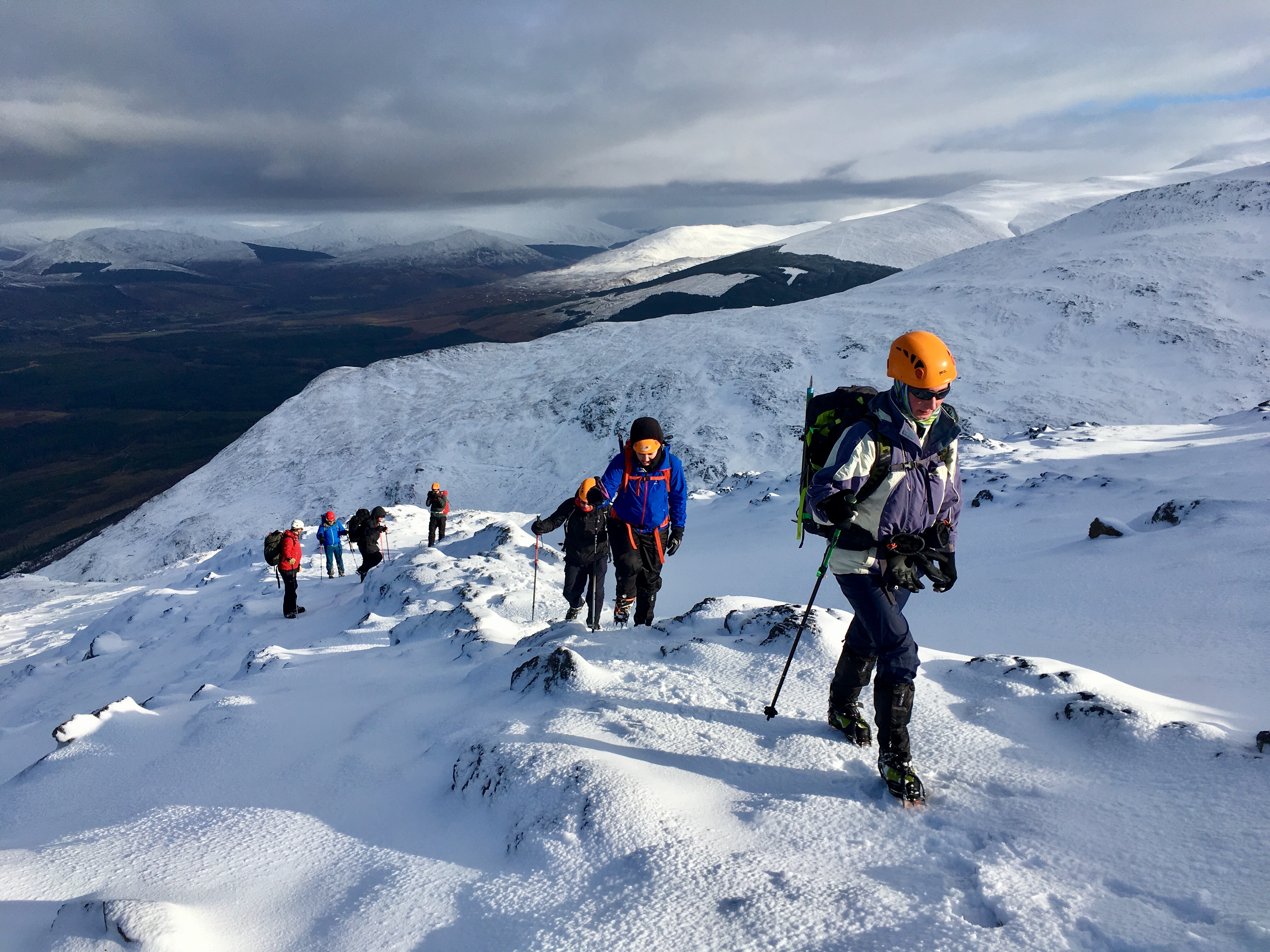 Winter Hiking Across Glencoe - Scotland