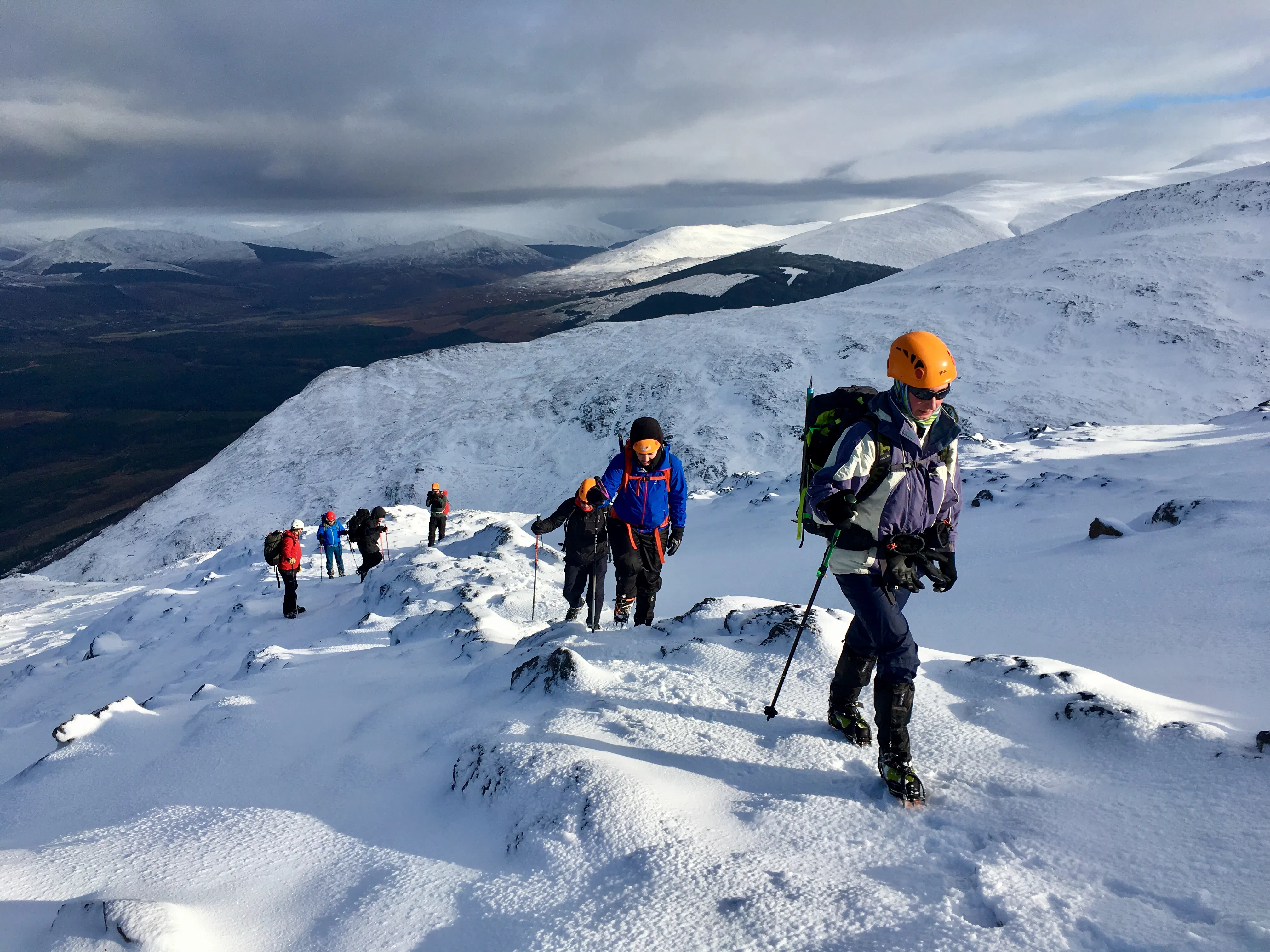 Winter Hiking Across Glencoe - Scotland