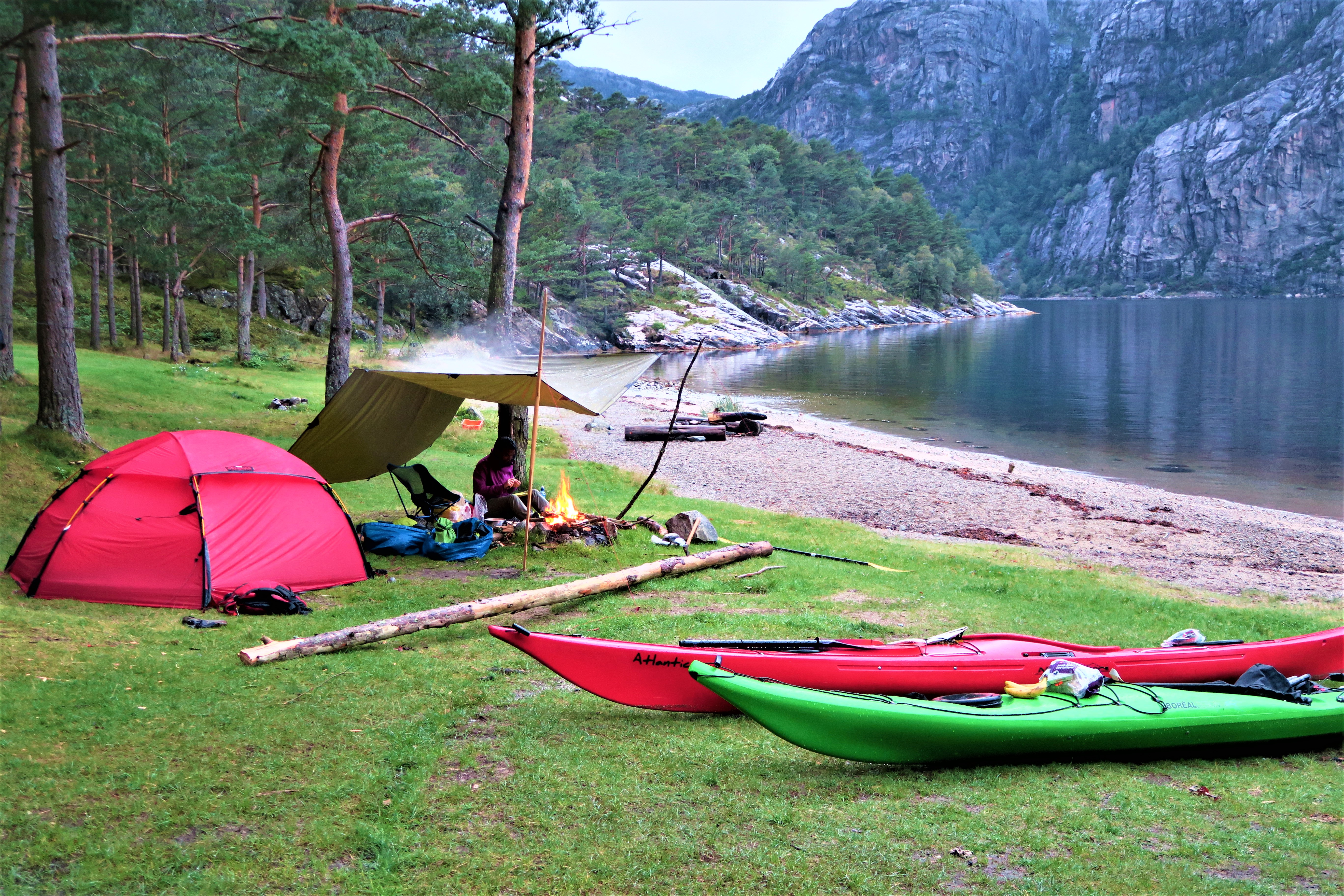 Norway Kayak Expedition - Kayak, hike and wild camp your way through Lysefjord