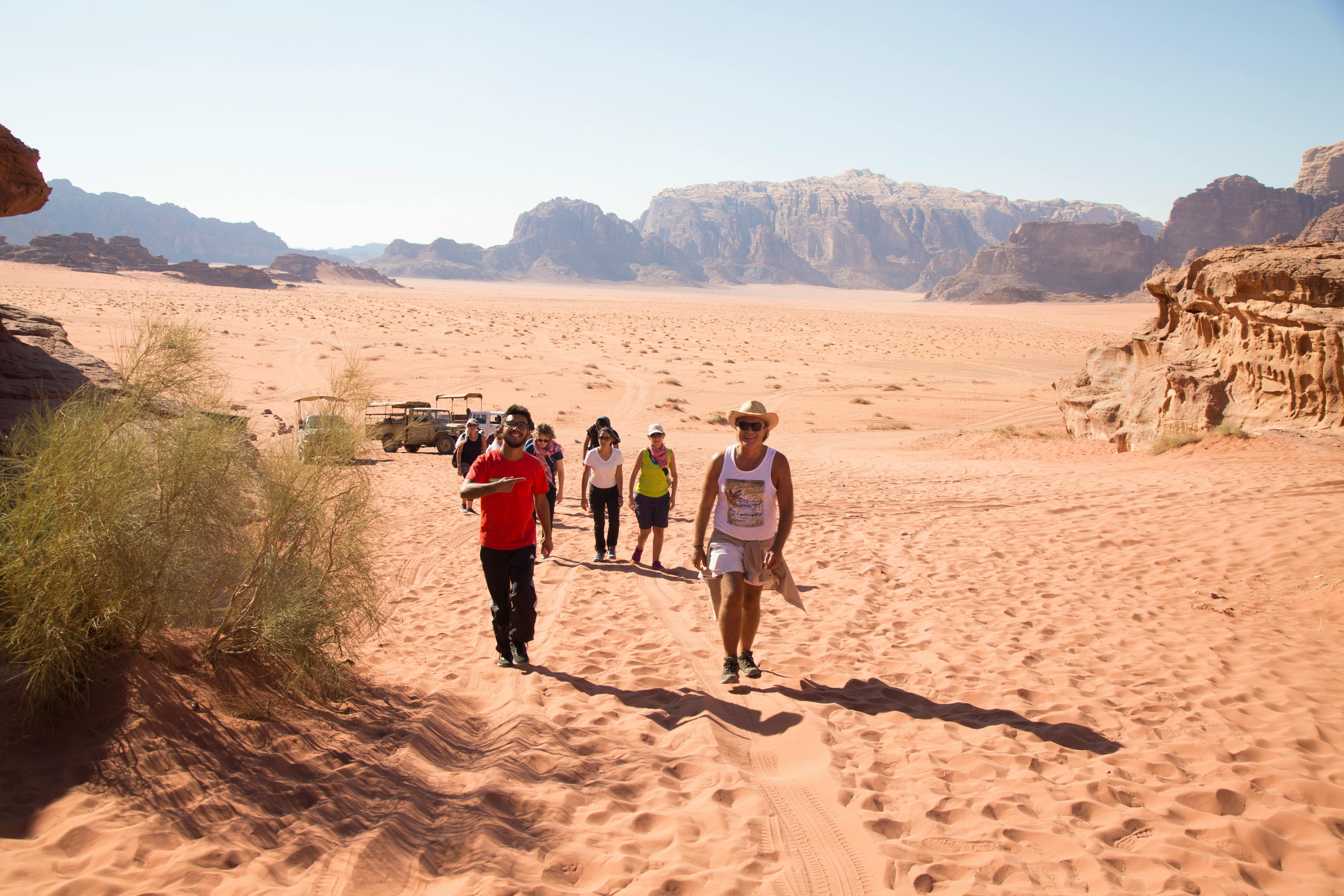 Jordan Highlights: Dana to Petra Trek, Wadi Rum & The Dead Sea